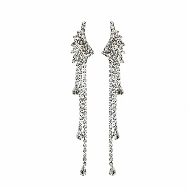 Gemma winged crystal discount fringe earrings