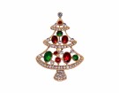 GOLDFINGER GOLDEN CHRISTMAS TREE BROOCH thumbnail