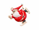 GOLDFINGER SKATING SANTA BROOCH thumbnail