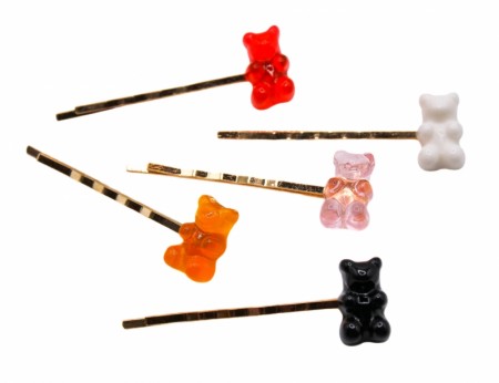 TEDDY BEAR HAIRPINS